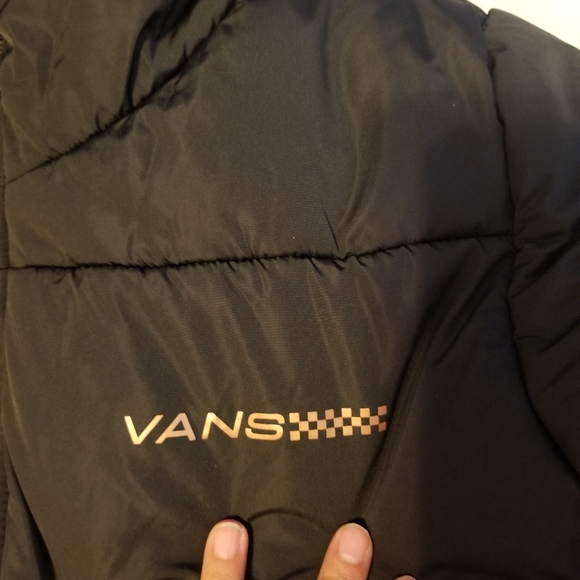 NWOT Vans Foundry Metallic Puffer Jacket - Picture 4 of 8